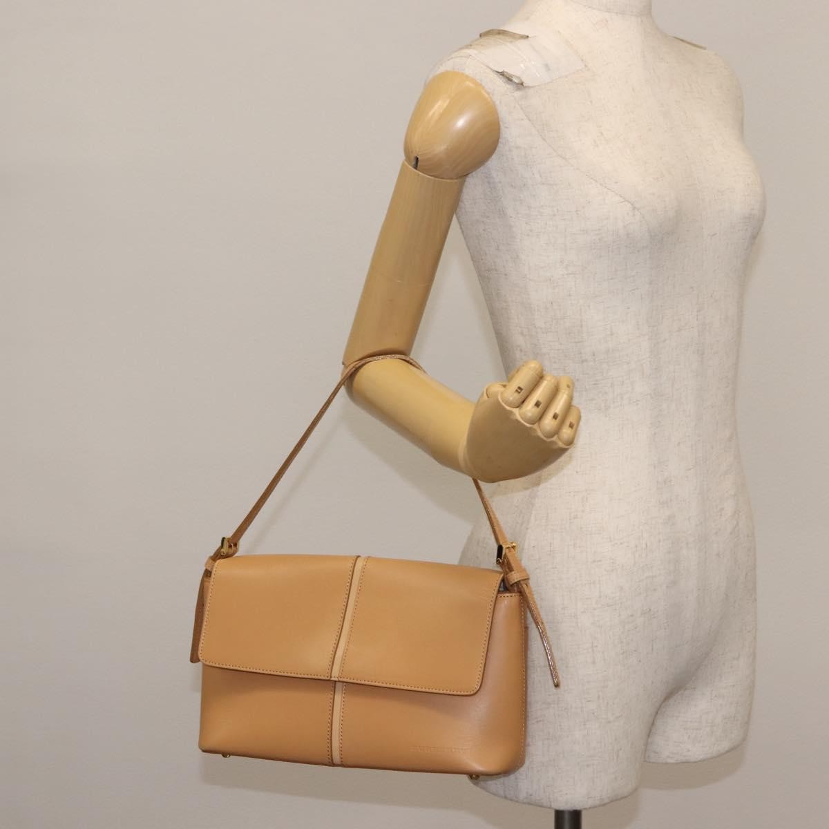 Burberry Shoulder Bag Leather, BEIGE, LEATHER, Shoulder bag