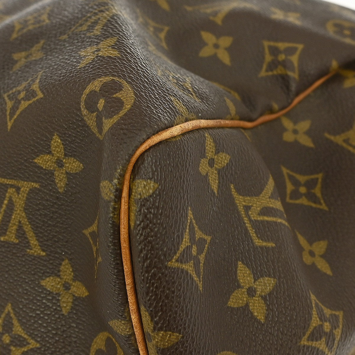 Louis Vuitton Keepall Bandouliere Bag Monogram Canvas, BROWN, CANVAS, Travel bag