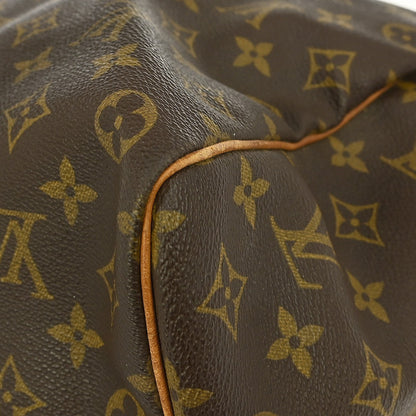 Louis Vuitton Keepall Bandouliere Bag Monogram Canvas, BROWN, CANVAS, Travel bag