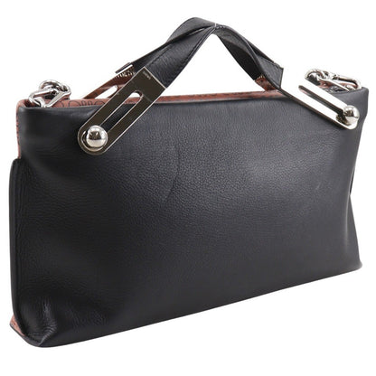 Loewe Missy Handbag Anagram Printed Leather, BLACK, LEATHER, Handbag