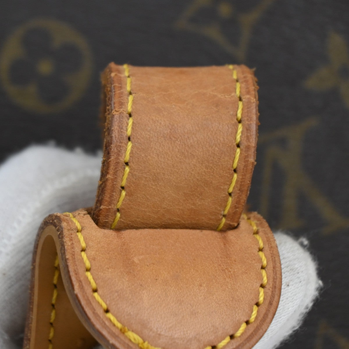 Louis Vuitton Saumur Handbag Monogram Canvas, BROWN, CANVAS, Shoulder bag