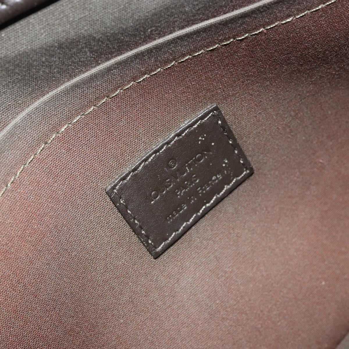 Louis Vuitton Lucille Handbag Mini Lin, KHAKI, CANVAS, Handbag