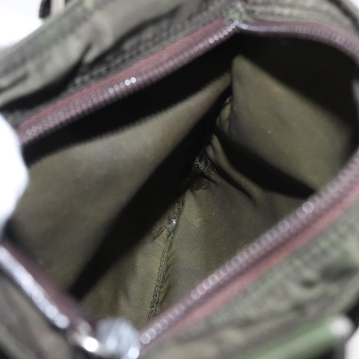 Prada Flat Messenger Bag Tessuto, KHAKI, NYLON, Shoulder bag