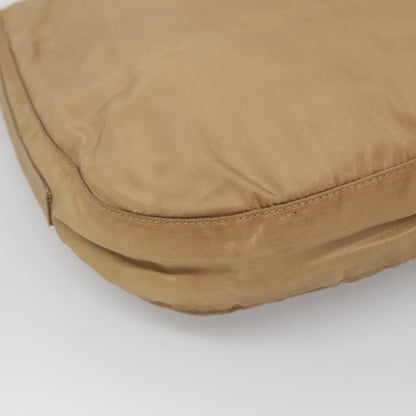 Prada Vintage Chain Shoulder Bag Tessuto, BEIGE, NYLON, Shoulder bag