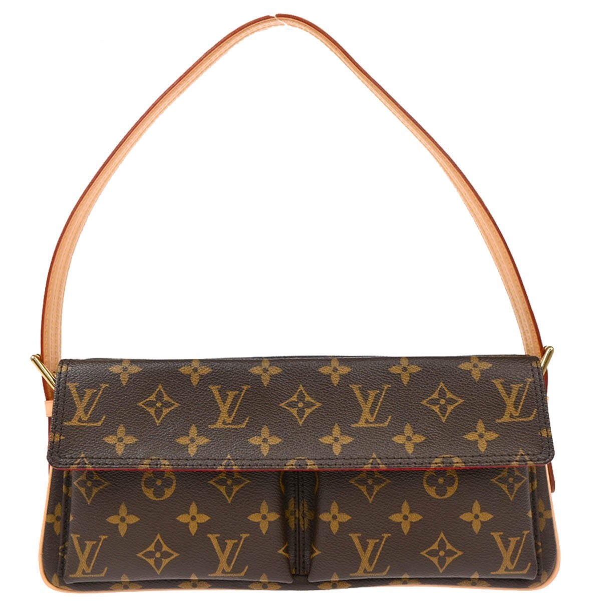 Louis Vuitton Viva Cite Handbag Monogram Canvas, BROWN, CANVAS, Handbag