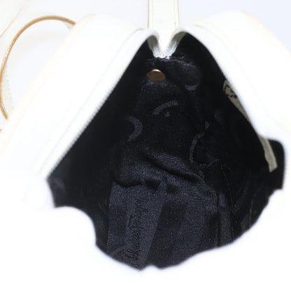 Salvatore Ferragamo Vala Shoulder Bag Leather, WHITE, LEATHER, Shoulder bag