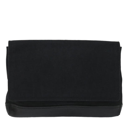 Balenciaga Vintage Pouch Leather, BLACK, CANVAS, Clutche & pouche