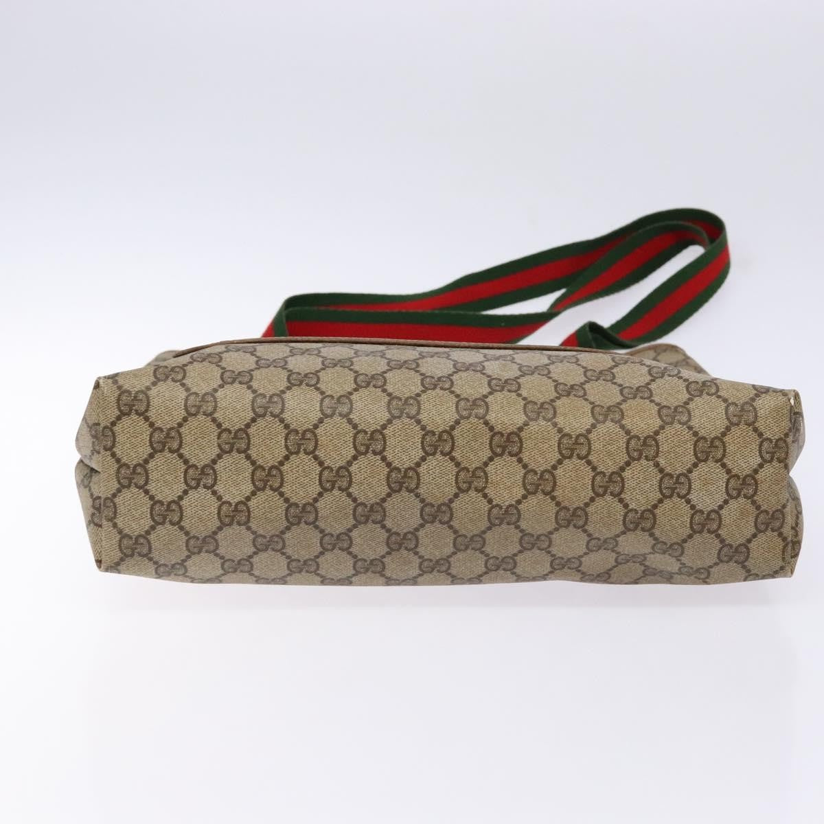 Gucci Ophidia Front Pocket Shopper Tote GG Coated Canvas, Beige, Canvas, Tote Bag