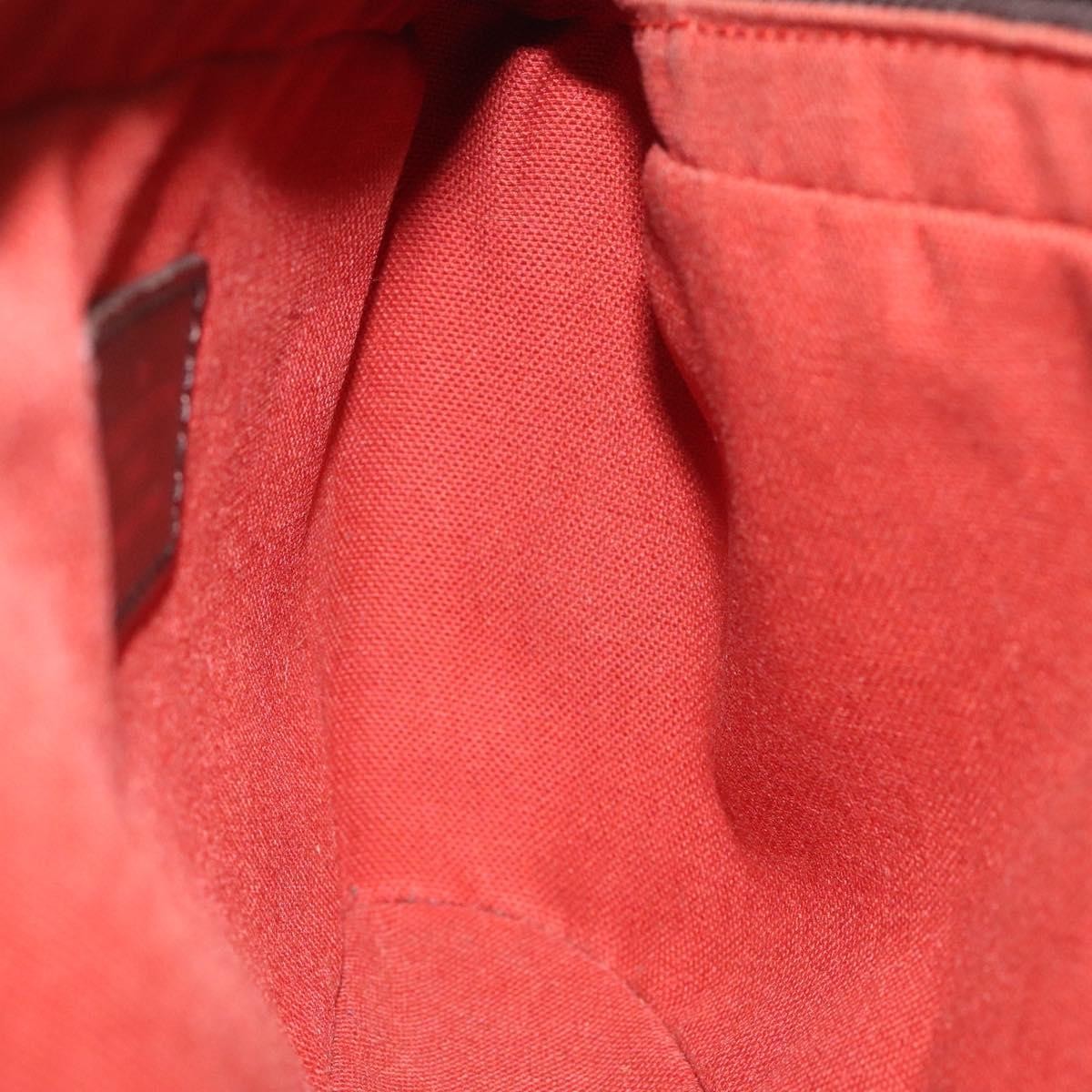 Louis Vuitton Geronimos Waist Bag Damier, BROWN, CANVAS, Clutche & pouche