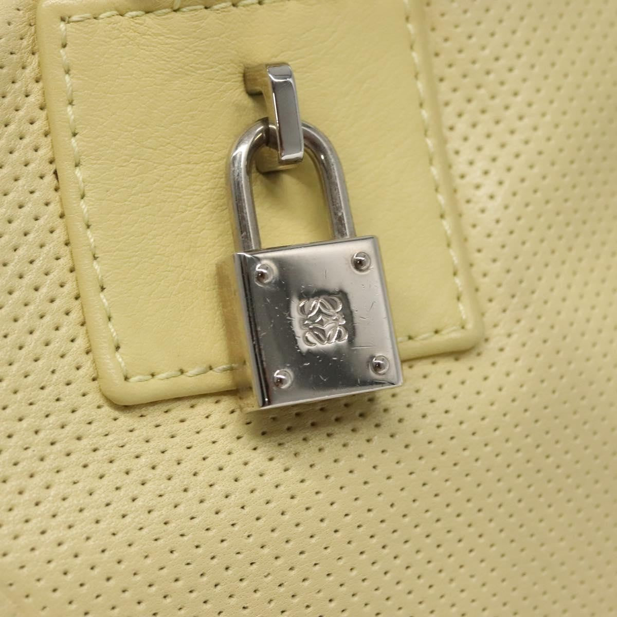 Loewe Amazona NM Bag Leather, YELLOW, LEATHER, Handbag
