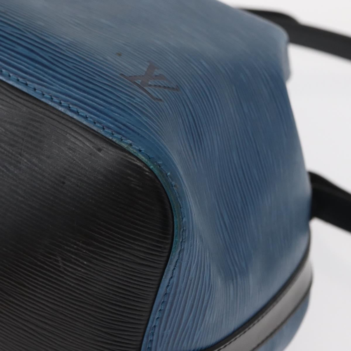 Louis Vuitton Petit Noe Handbag Epi Leather, BLACK, LEATHER, Shoulder bag