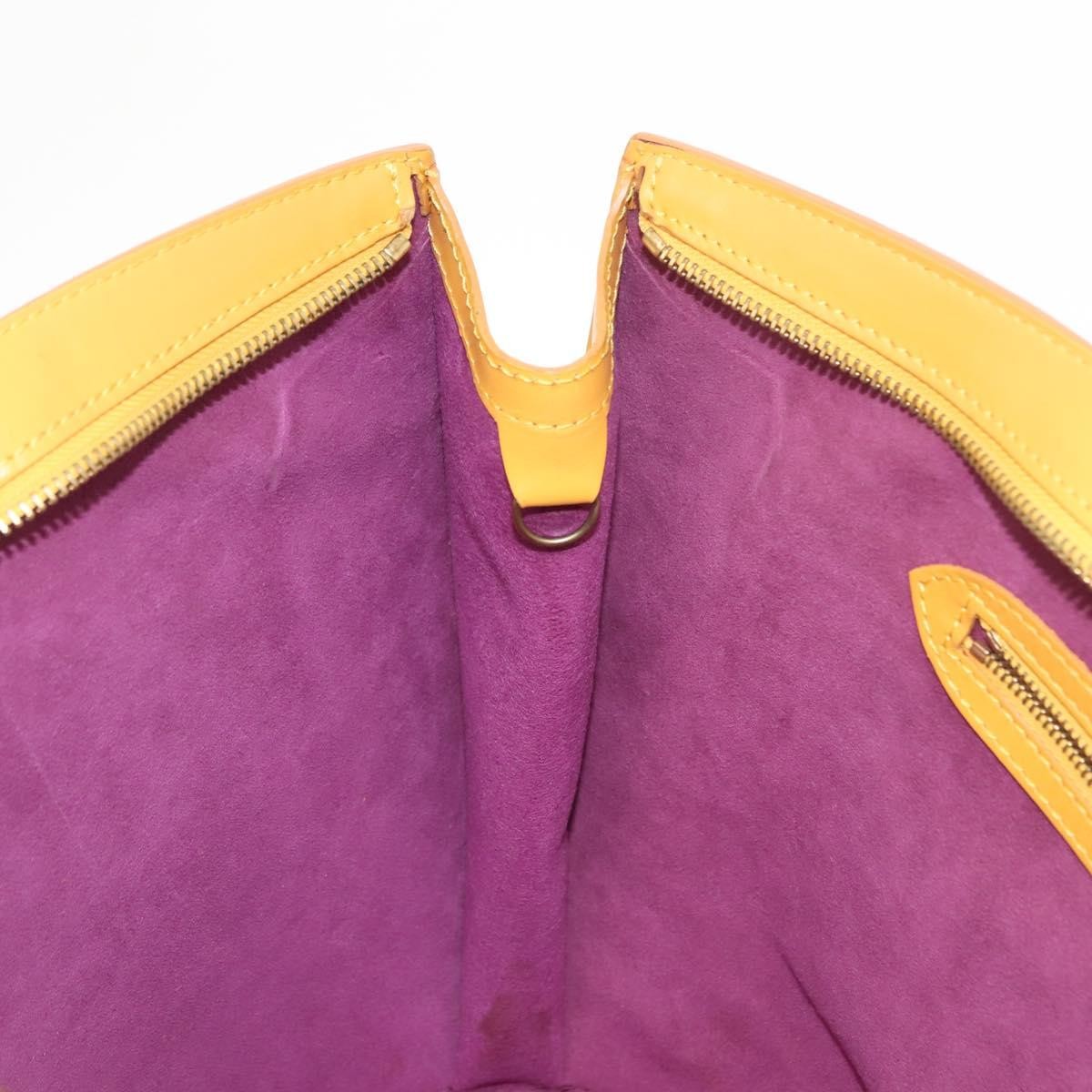 Louis Vuitton Saint Jacques Handbag Epi Leather, YELLOW, LEATHER, Shoulder bag