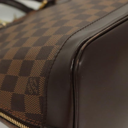 Louis Vuitton Alma Handbag Damier, BROWN, CANVAS, Handbag