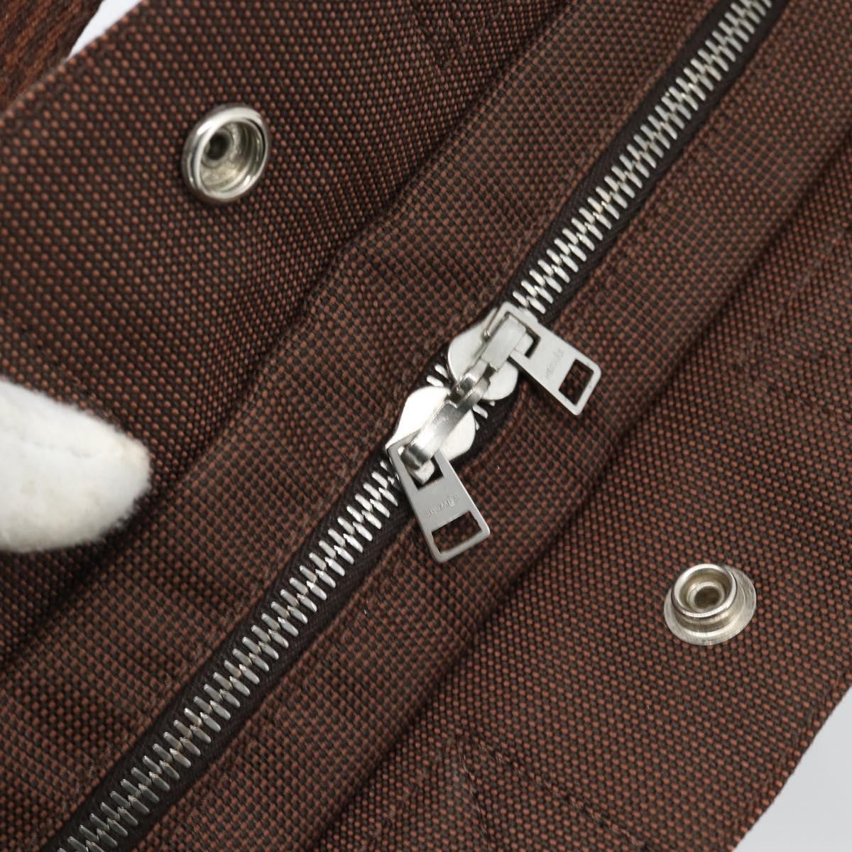 Hermes Fourre-tout Herline Fourre-tout Herline, Brown, Canvas, Tote Bag