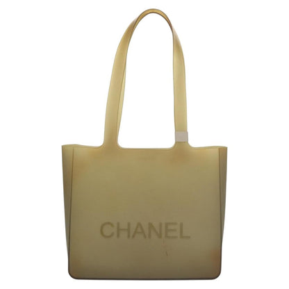 Chanel Tote Terry Cloth, KHAKI, RUBBER, Tote bag