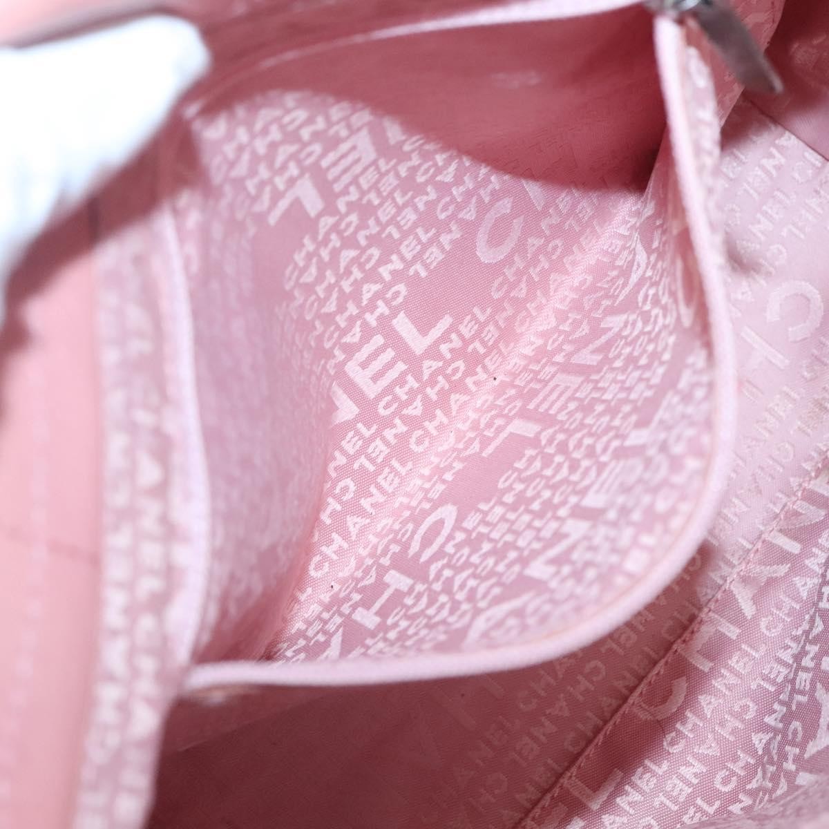 Chanel Chocolate Bar Coco Mark handbag Caviar skin, PINK, LEATHER, Handbag