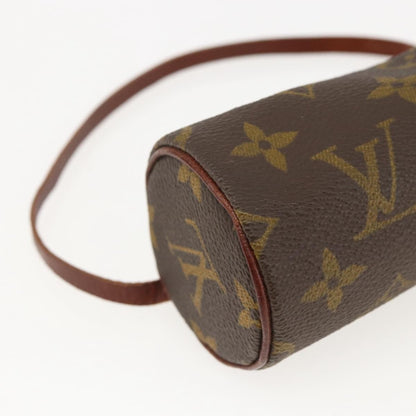Louis Vuitton Papillon Pochette Monogram Canvas, BROWN, CANVAS, Clutche & pouche