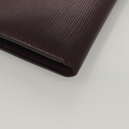 Louis Vuitton Pochette Accessoires Epi Leather, PURPLE, LEATHER, Clutche & pouche