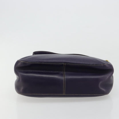 Prada Chain Shoulder Bag Leather, Purple, Leather, Handbag