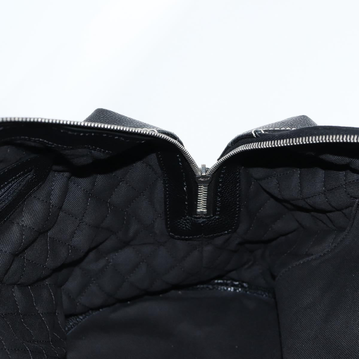 Chanel Optic Coco Bowler Bag Printed Coated Canvas with Caviar, BLACK, PVC, Handbag