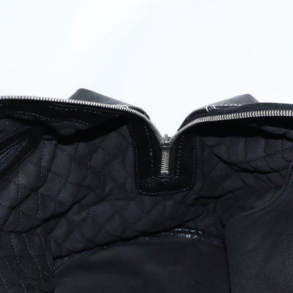 Chanel Optic Coco Bowler Bag Printed Coated Canvas with Caviar, BLACK, PVC, Handbag