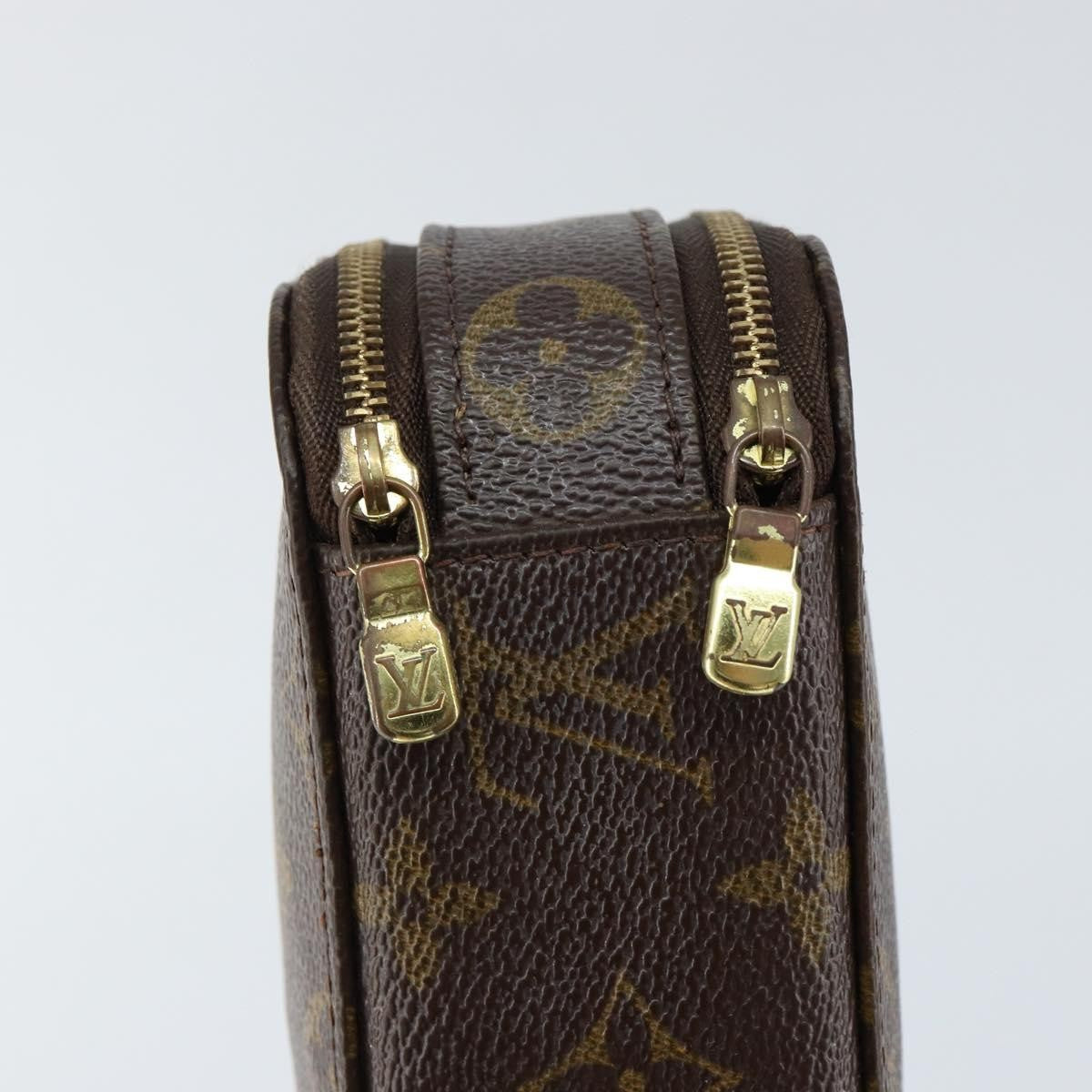 Louis Vuitton Pochette Accessoires Monogram Canvas, BROWN, CANVAS, Clutche & pouche