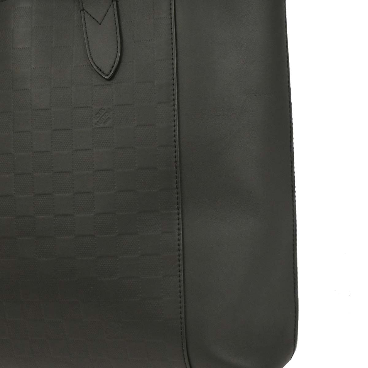 Louis Vuitton Cabas Voyage NM Damier Infini Leather, BLACK, LEATHER, Tote bag