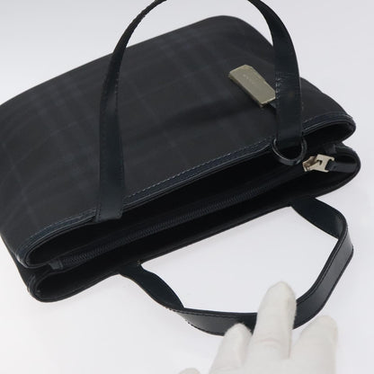 Burberry Nova Handbag Canvas, NAVY, PVC, Handbag