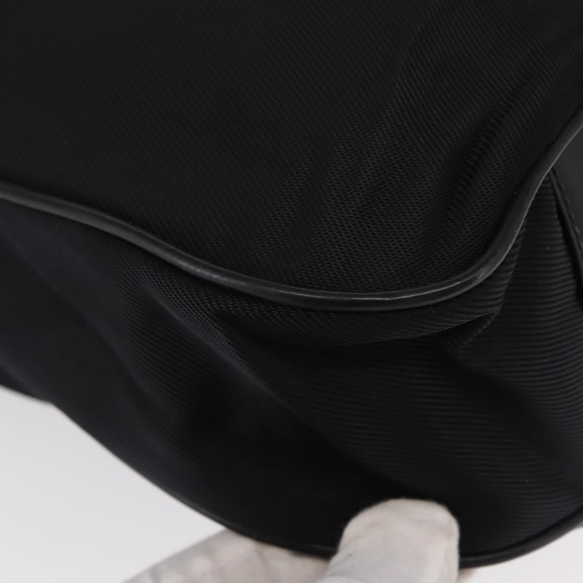 Gucci Vintage Bamboo Shoulder Bag Nylon, BLACK, CANVAS, Shoulder bag