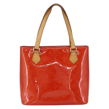 Louis Vuitton Houston Handbag Monogram Vernis, RED, PATENT_LEATHER, Handbag