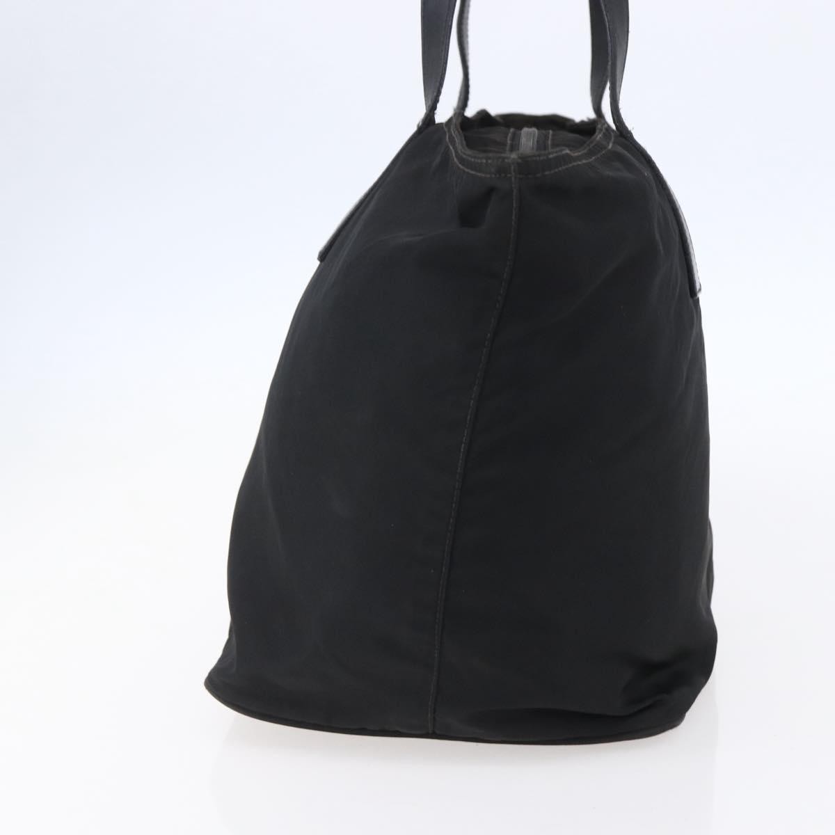 Prada Vintage Zip Tote Tessuto, BLACK, NYLON, Tote bag