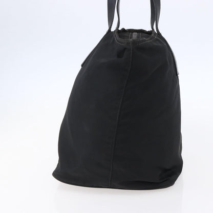 Prada Vintage Zip Tote Tessuto, BLACK, NYLON, Tote bag