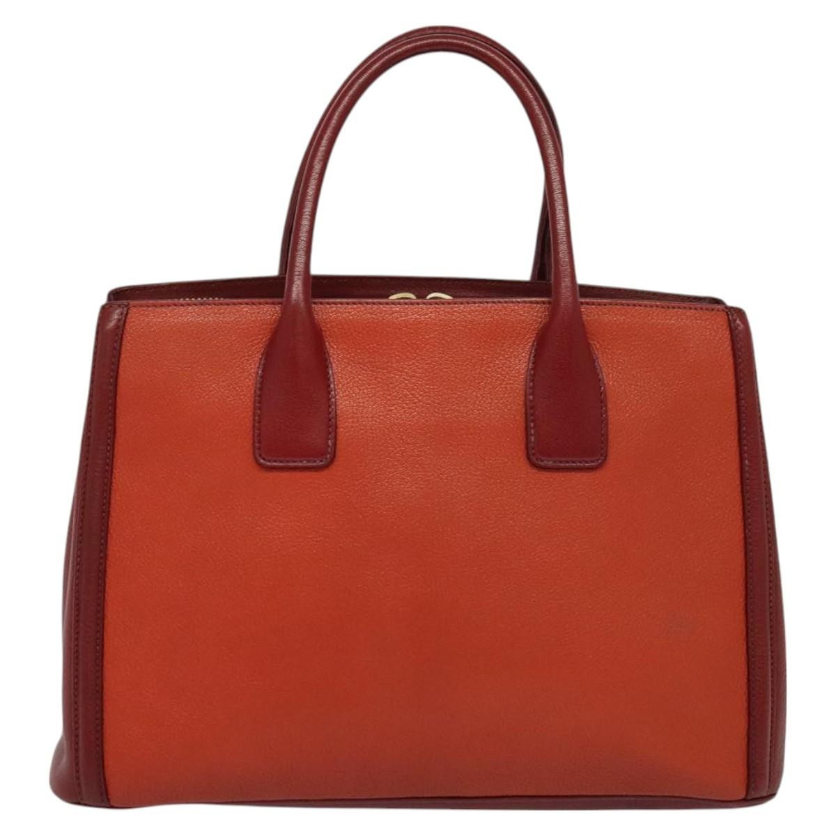 Miu Miu Zip Tote Leather, RED, LEATHER, Tote bag