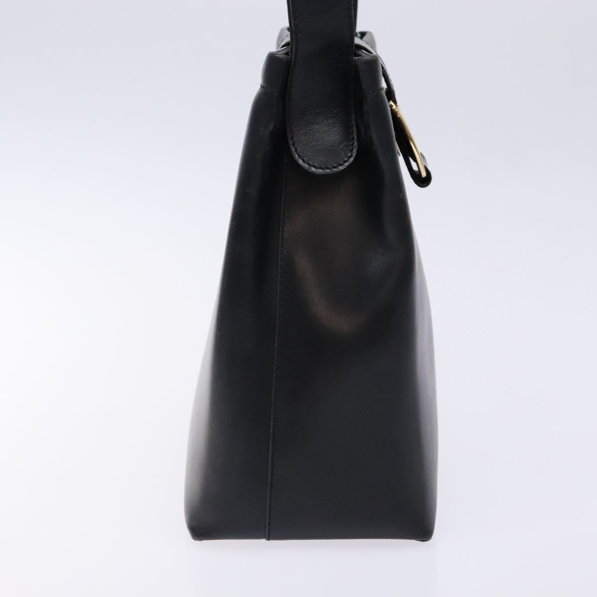 Salvatore Ferragamo Vala Shoulder Bag Leather, NAVY, LEATHER, Shoulder bag