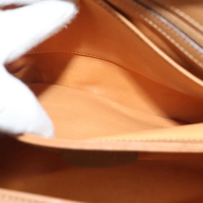 Gucci Vintage Convertible Bamboo Box Crossbody Bag Leather, BROWN, LEATHER, Handbag