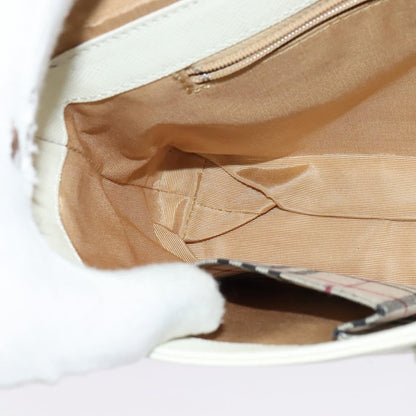 Burberry Flap Shoulder Bag Leather, WHITE, LEATHER, Shoulder bag