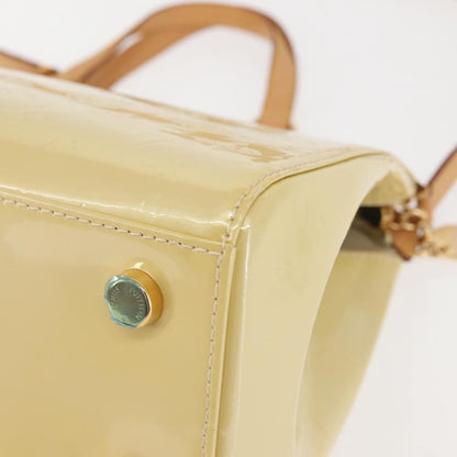 Louis Vuitton Brea Handbag Monogram Vernis, BEIGE, PATENT_LEATHER, Handbag