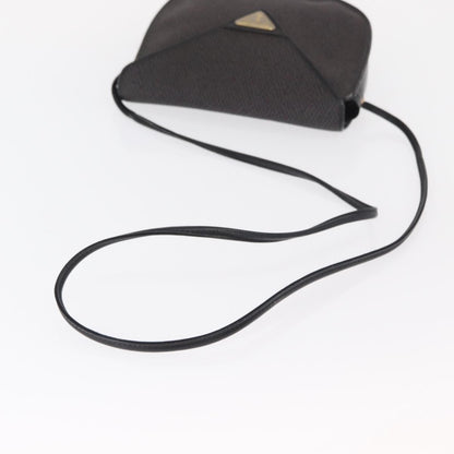 Saint Laurent Vintage Shoulder Bag Canvas, BLACK, CANVAS, Shoulder bag