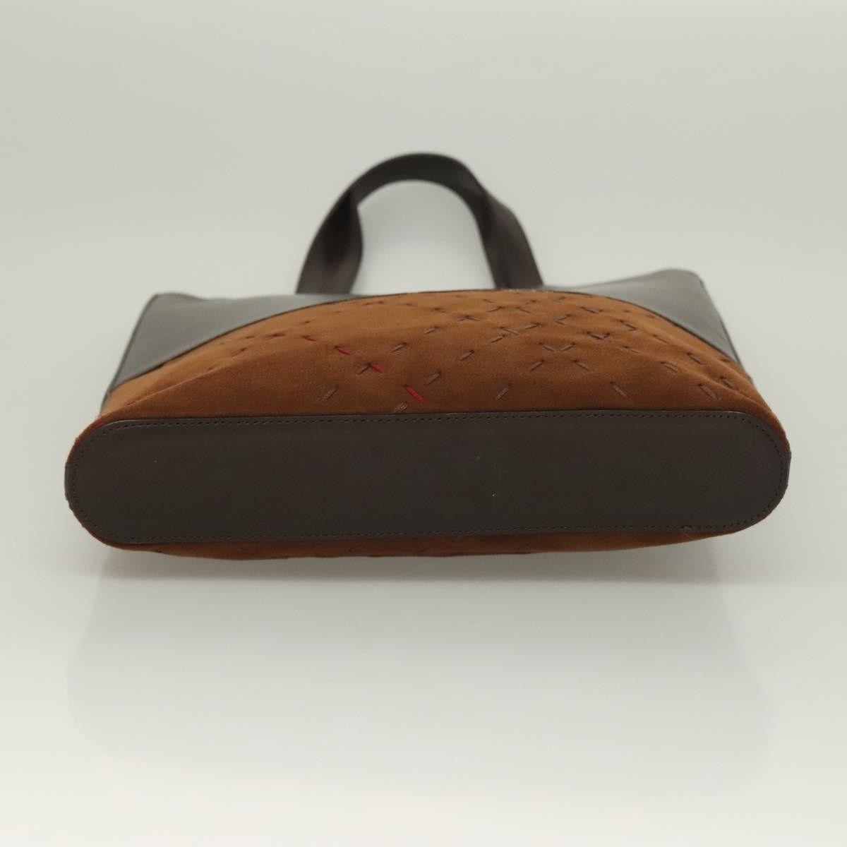 Burberry Vintage Handbag Leather, BROWN, LEATHER, Handbag