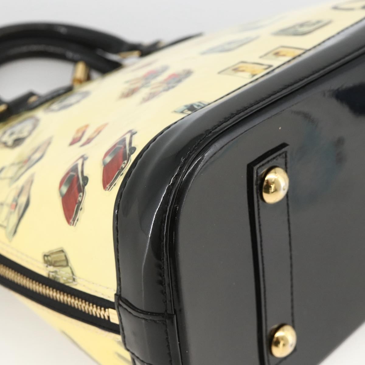 Louis Vuitton Alma Handbag Limited Edition Stickers Monogram Vernis, MULTICOLOUR, PATENT_LEATHER, Handbag