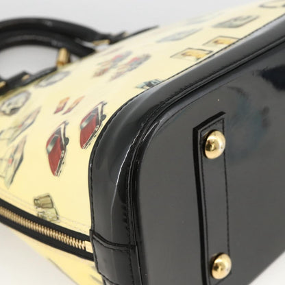 Louis Vuitton Alma Handbag Limited Edition Stickers Monogram Vernis, MULTICOLOUR, PATENT_LEATHER, Handbag