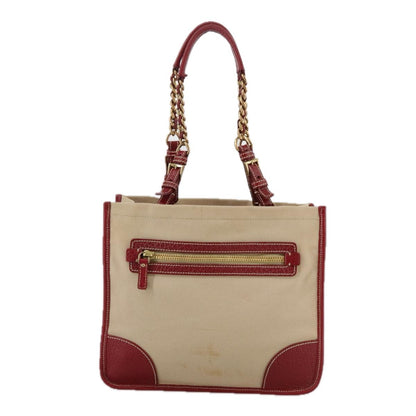 Prada Vintage Tote Canvas, BEIGE, CANVAS, Tote bag