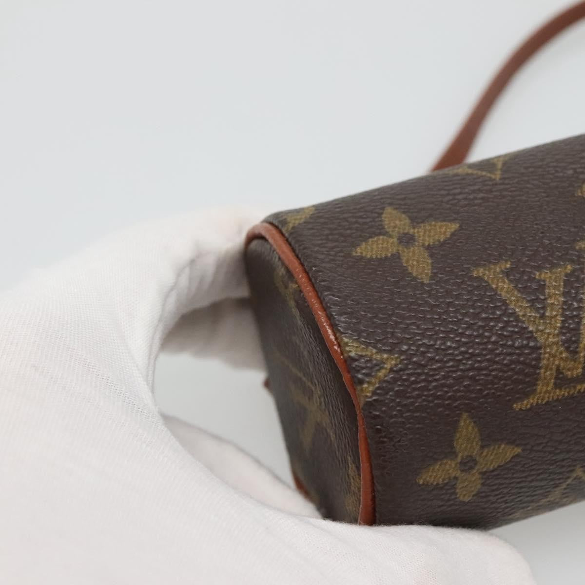 Louis Vuitton Papillon Pochette Monogram Canvas, BROWN, CANVAS, Handbag
