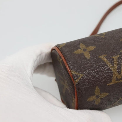 Louis Vuitton Papillon Pochette Monogram Canvas, BROWN, CANVAS, Handbag
