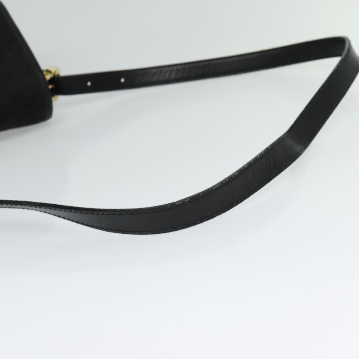 Loewe Flap Messenger Bag Canvas, BLACK, CANVAS, Shoulder bag