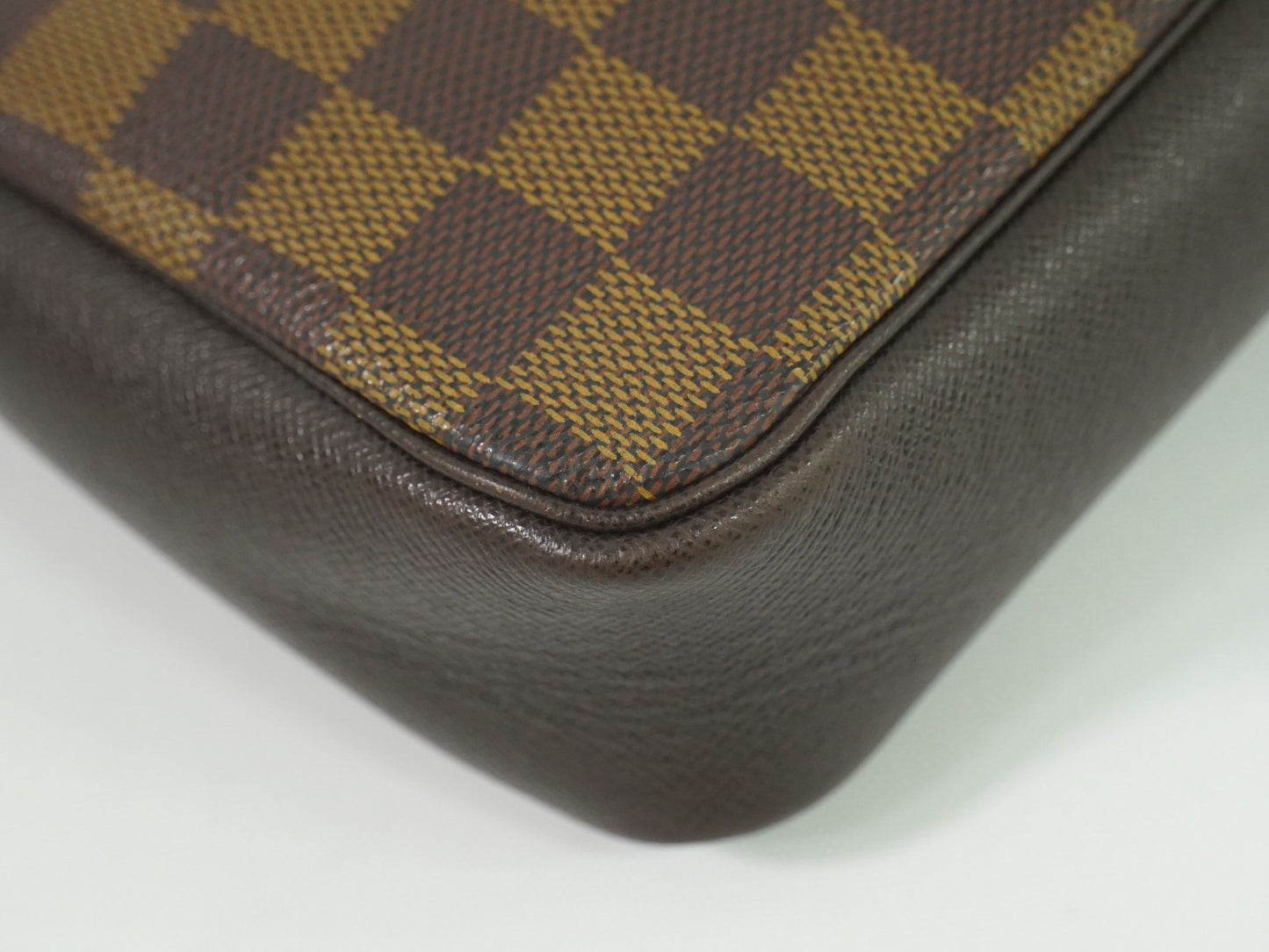 Louis Vuitton Trousse Make Up Bag Damier Canvas, BROWN, CANVAS, Clutche & pouche