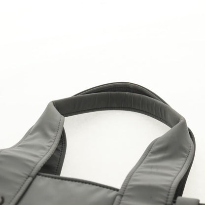 Chloe Woody Tote Recycled Nylon, GRAY, NYLON, Tote bag