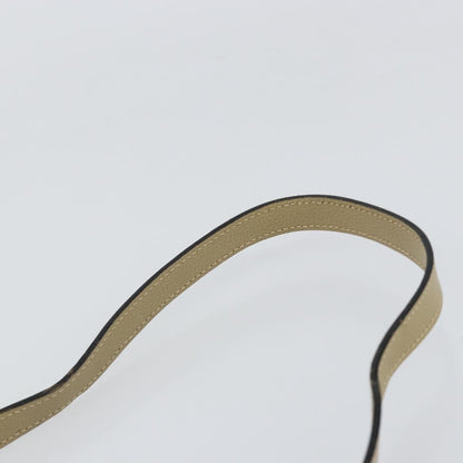 Christian Dior Vintage Shoulder Bag Leather, BEIGE, LEATHER, Shoulder bag