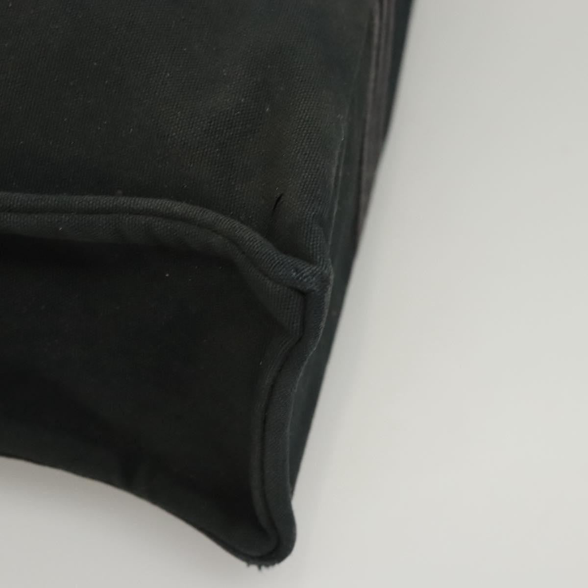 Hermes Fourre Tout Tote Canvas, BLACK, CANVAS, Tote bag