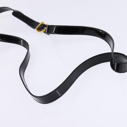 Salvatore Ferragamo Vintage Vara Bow Top Handle Bag Patent Leather, BLACK, PATENT_LEATHER, Handbag